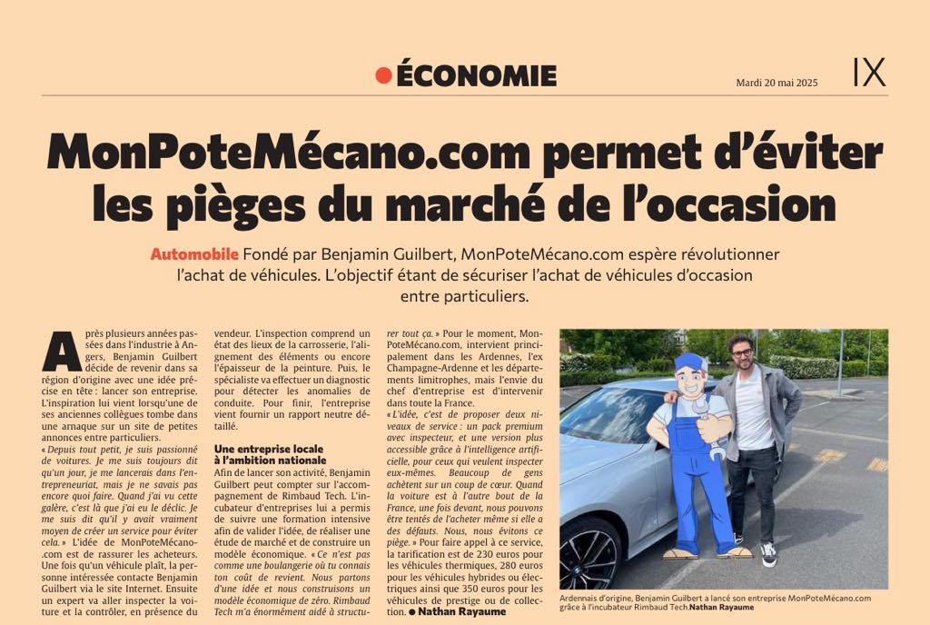 INSPECTER UN VEHICULE AVANT DE L'ACHETER